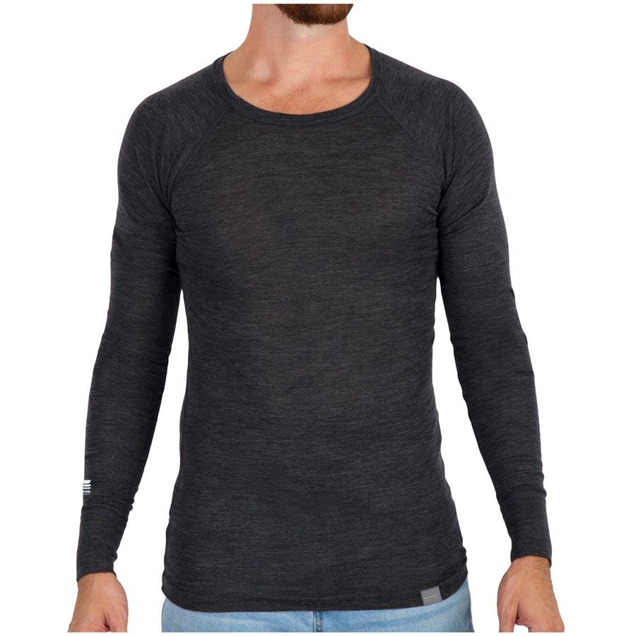 Men's Long-Sleeve Compression Shirt Base-Layer Running T-Shirts  Top(XX-Large, Raglan - Navy) 
