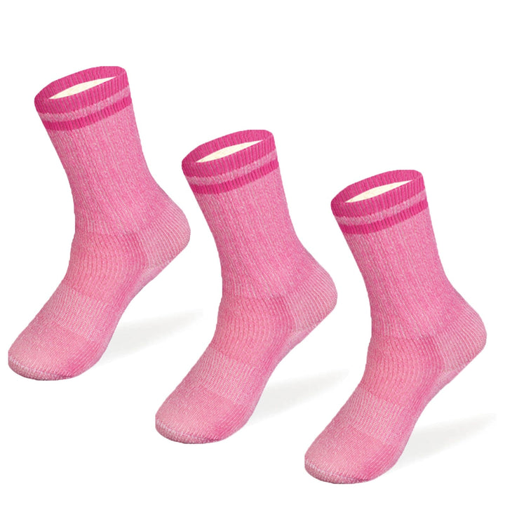 Merino Kids Midweight Crew Socks- 3PK