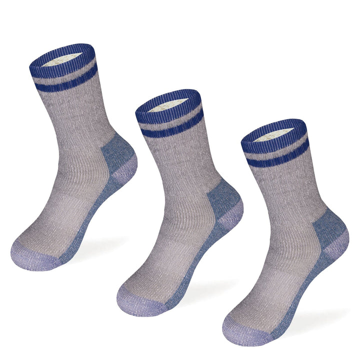 Merino Kids Midweight Crew Socks- 3PK