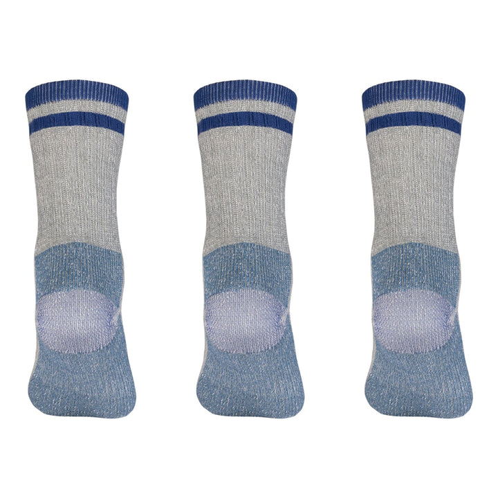 Merino Kids Midweight Crew Socks- 3PK