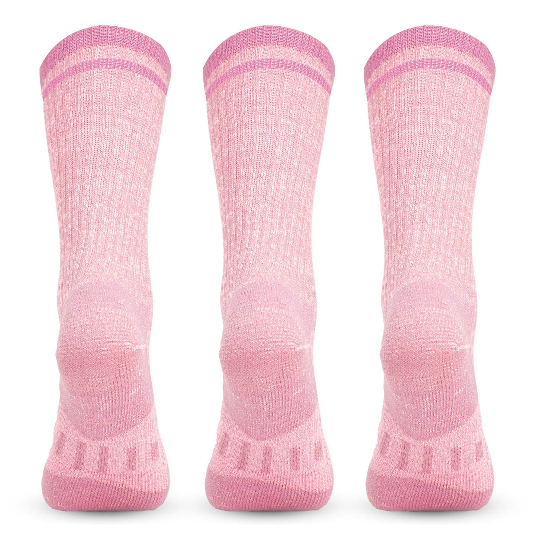 MERINO MIDWEIGHT “SNUG FITTING” CREW SOCKS -3PK