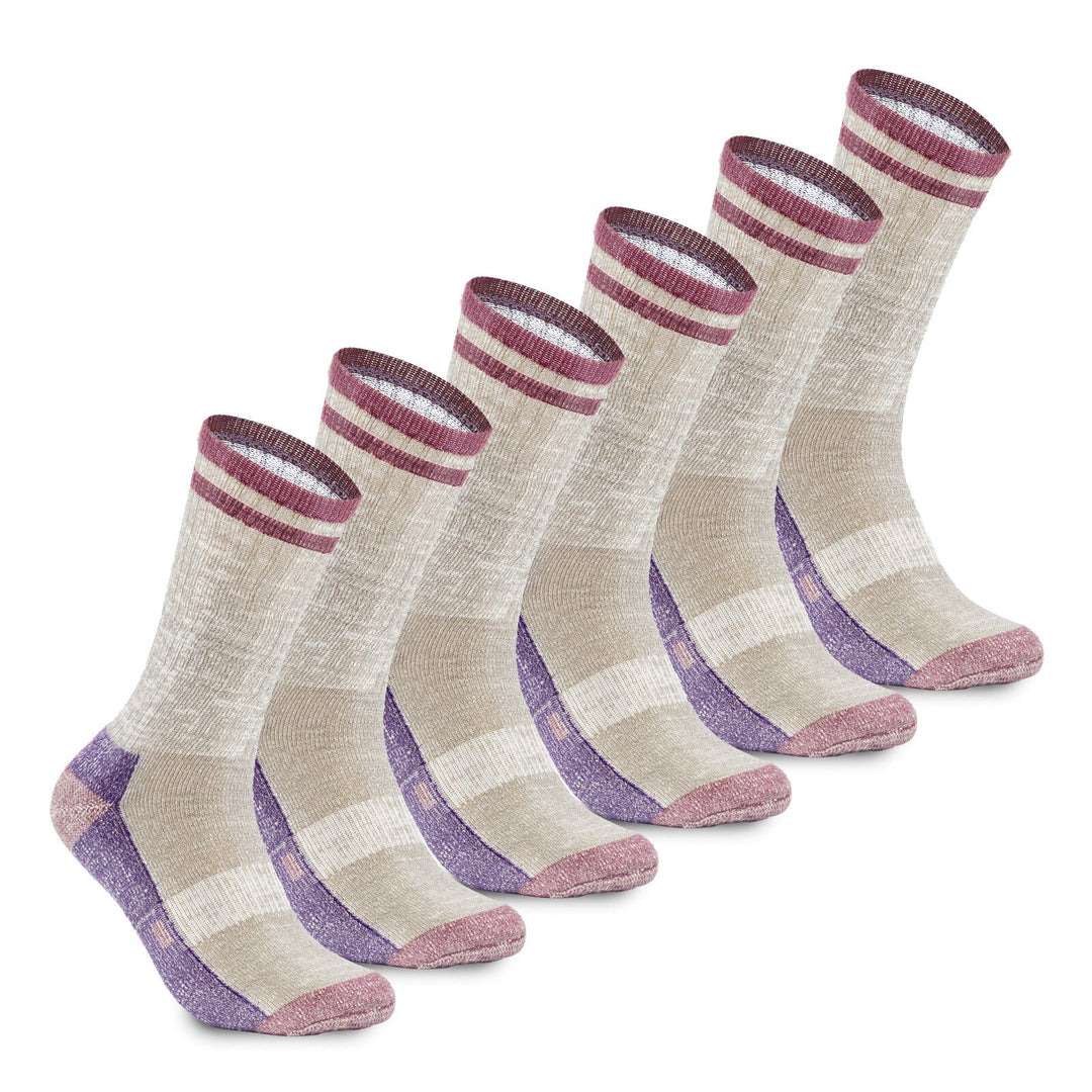 MERINO MIDWEIGHT “SNUG FITTING” CREW SOCKS -3PK