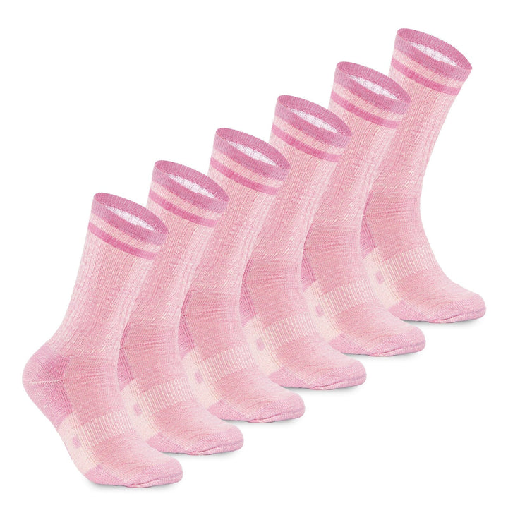 MERINO MIDWEIGHT “SNUG FITTING” CREW SOCKS -3PK