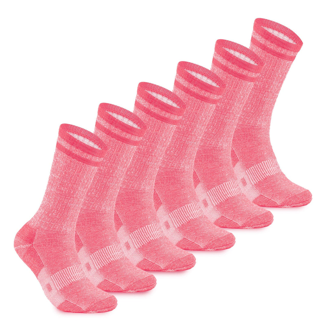 MERINO MIDWEIGHT “SNUG FITTING” CREW SOCKS -3PK