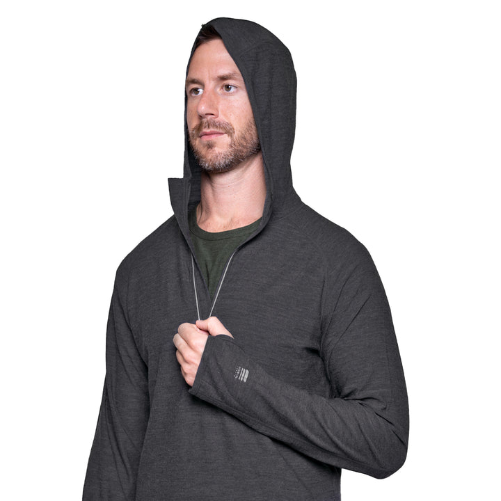 MEN'S MERINO 190 BASE LAYER LONG SLEEVE HOODIE