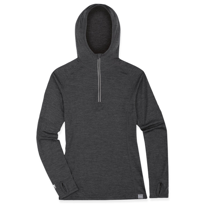 WOMEN'S MERINO 190 BASE LAYER LONG SLEEVE HOODIE