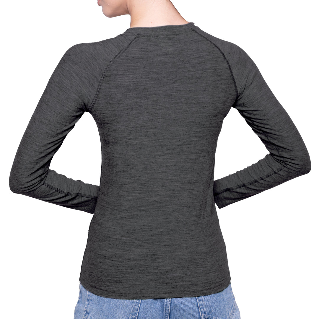 WOMEN'S MERINO 190 BASE LAYER LONG SLEEVE HENLEY