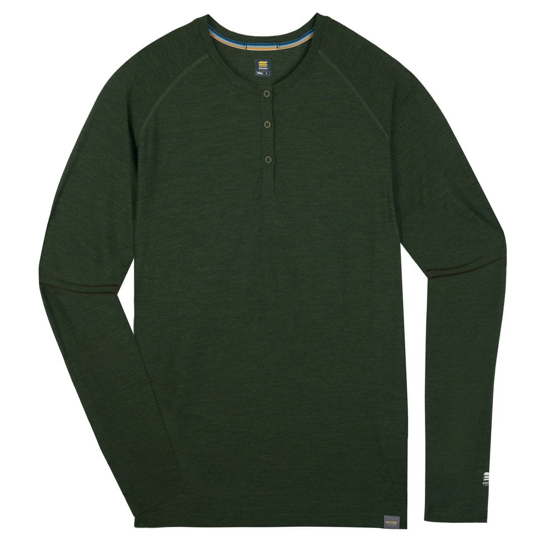 MEN'S MERINO 190 BASE LAYER LONG SLEEVE HENLEY