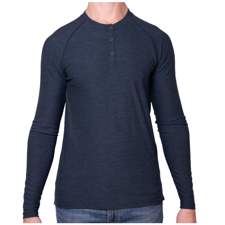 MEN'S MERINO 190 BASE LAYER LONG SLEEVE HENLEY