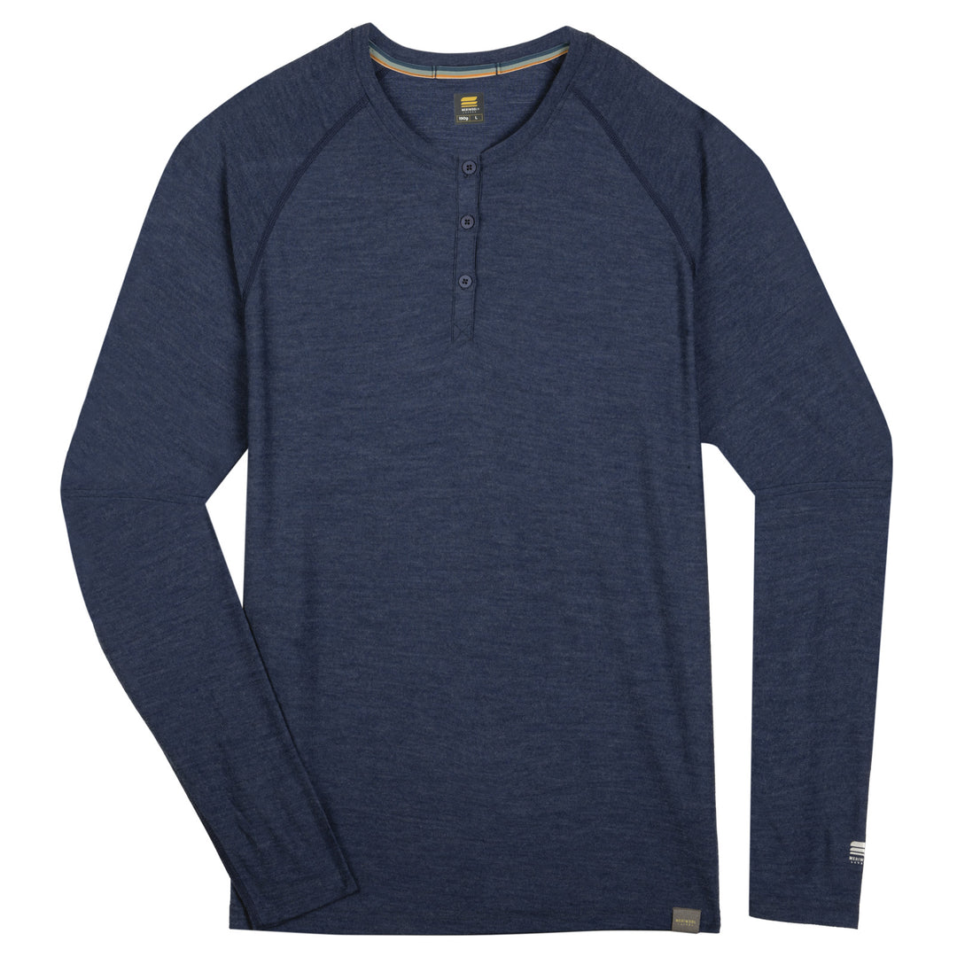 MEN'S MERINO 190 BASE LAYER LONG SLEEVE HENLEY