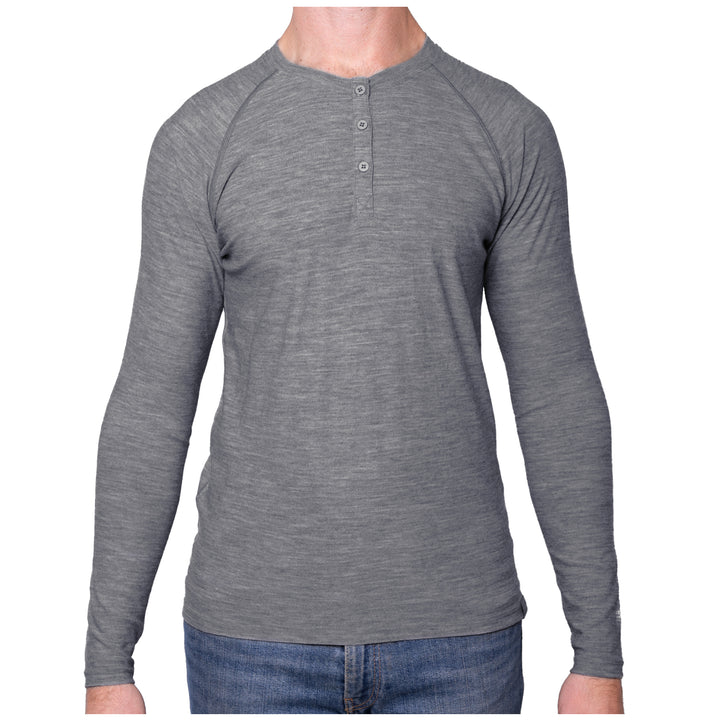 MEN'S MERINO 190 BASE LAYER LONG SLEEVE HENLEY