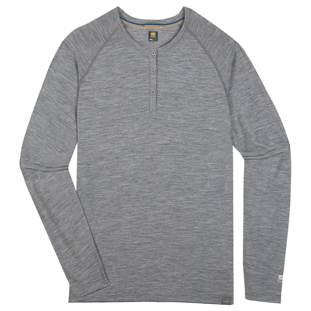 MEN'S MERINO 190 BASE LAYER LONG SLEEVE HENLEY