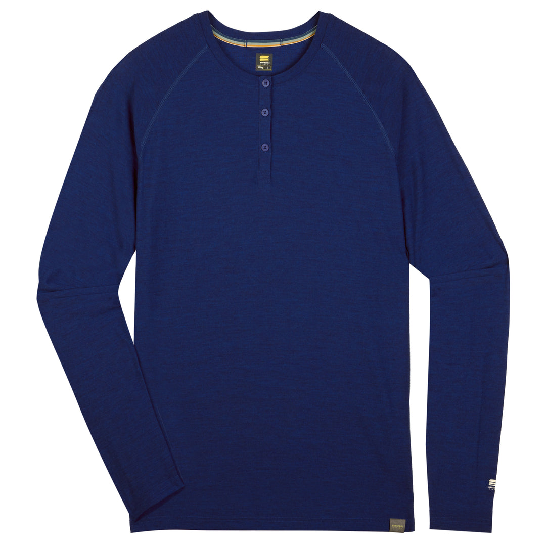 MEN'S MERINO 190 BASE LAYER LONG SLEEVE HENLEY