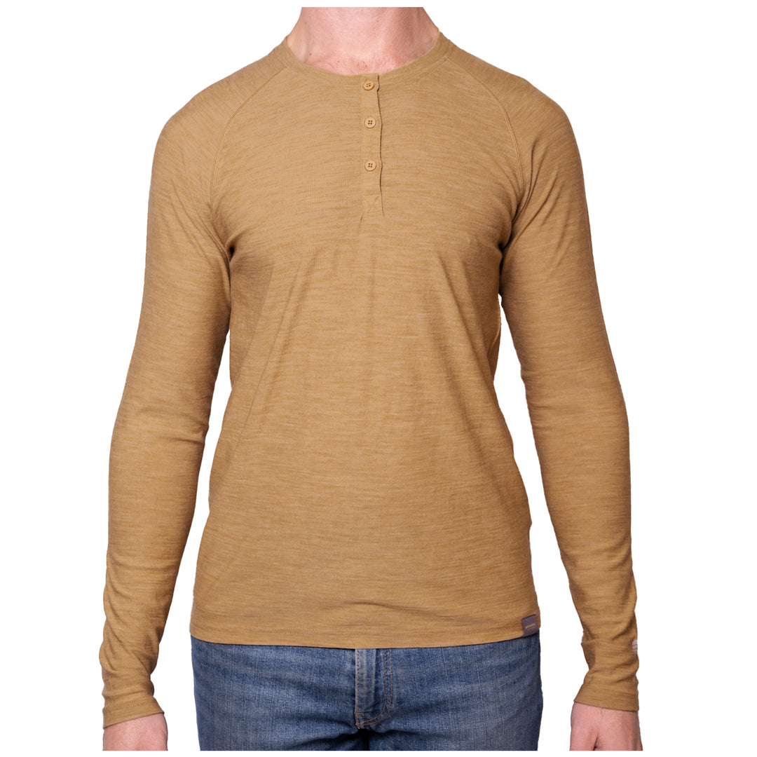 MEN'S MERINO 190 BASE LAYER LONG SLEEVE HENLEY