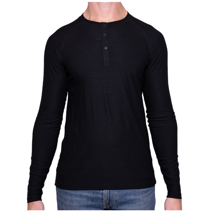 MEN'S MERINO 190 BASE LAYER LONG SLEEVE HENLEY