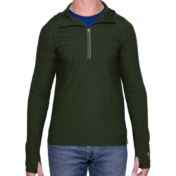 MEN'S MERINO 190 BASE LAYER LONG SLEEVE HOODIE