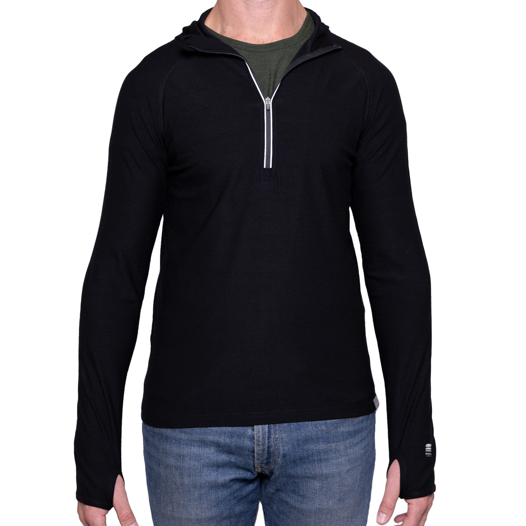 MEN'S MERINO 190 BASE LAYER LONG SLEEVE HOODIE