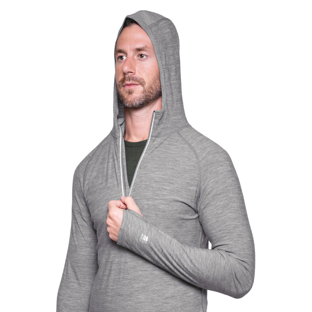 MEN'S MERINO 190 BASE LAYER LONG SLEEVE HOODIE