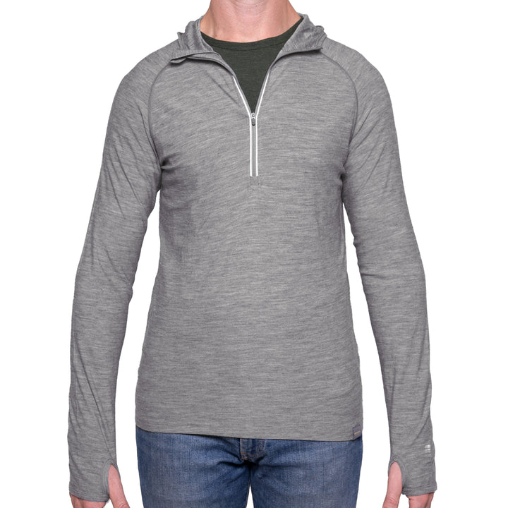 MEN'S MERINO 190 BASE LAYER LONG SLEEVE HOODIE