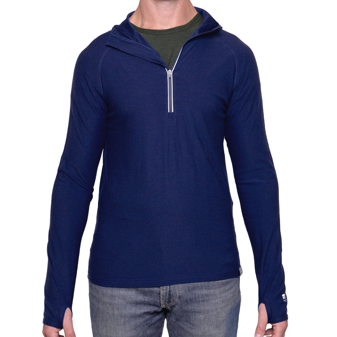 MEN'S MERINO 190 BASE LAYER LONG SLEEVE HOODIE