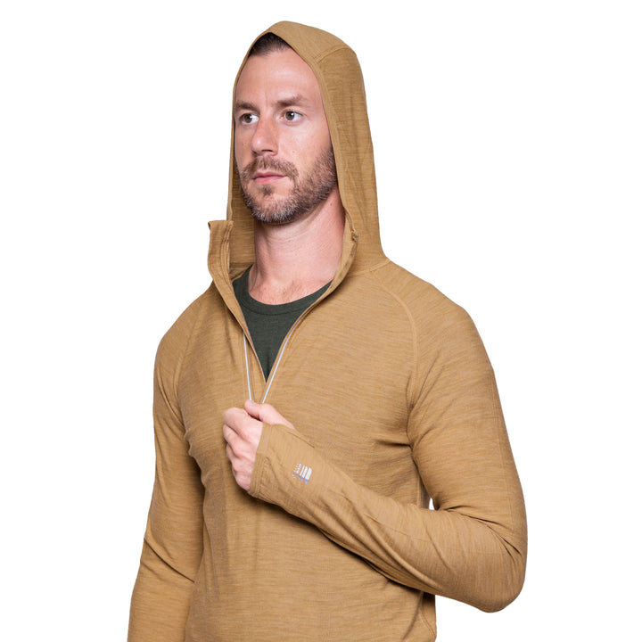 MEN'S MERINO 190 BASE LAYER LONG SLEEVE HOODIE