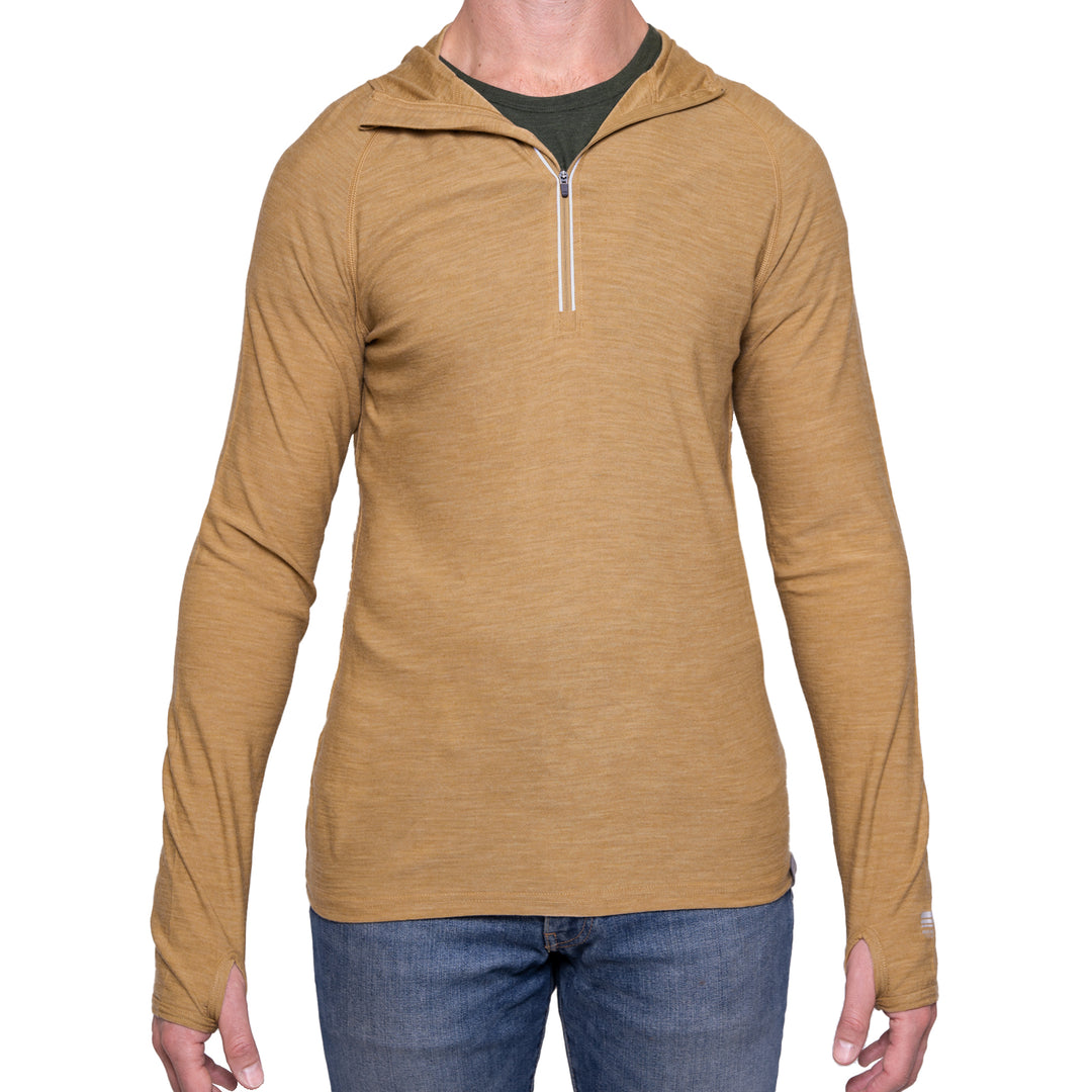 MEN'S MERINO 190 BASE LAYER LONG SLEEVE HOODIE