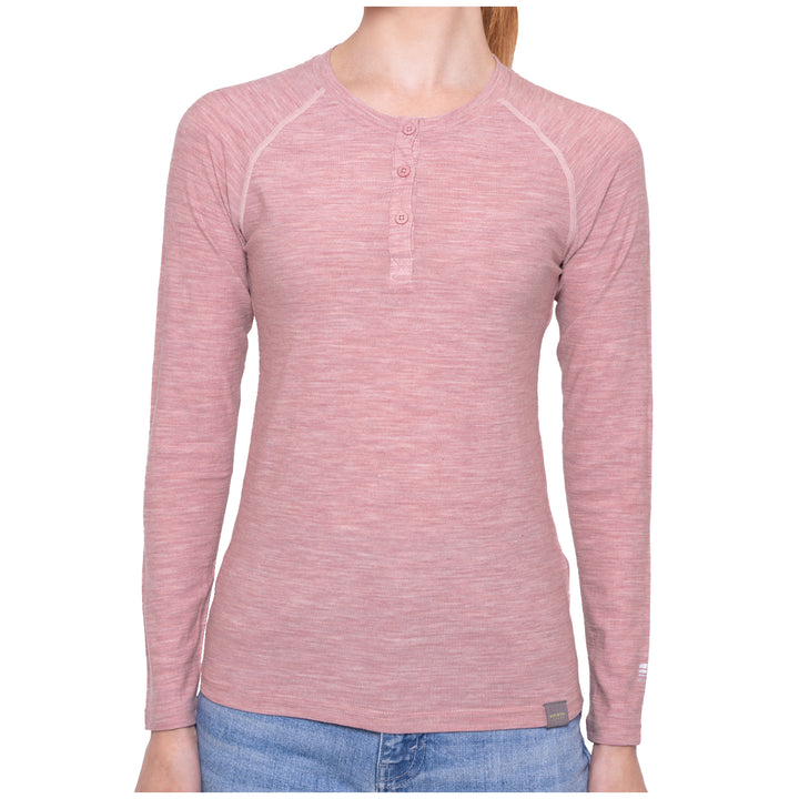 WOMEN'S MERINO 190 BASE LAYER LONG SLEEVE HENLEY