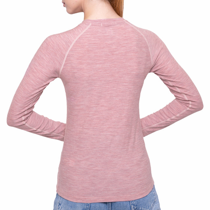 WOMEN'S MERINO 190 BASE LAYER LONG SLEEVE HENLEY