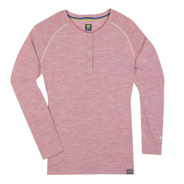 WOMEN'S MERINO 190 BASE LAYER LONG SLEEVE HENLEY