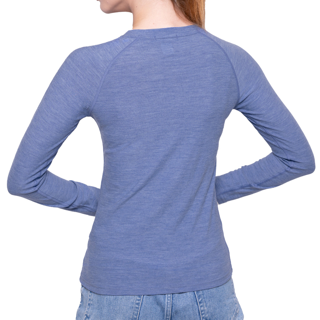 WOMEN'S MERINO 190 BASE LAYER LONG SLEEVE HENLEY