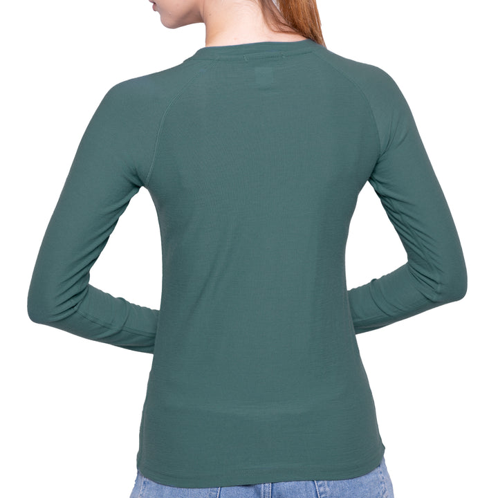 WOMEN'S MERINO 190 BASE LAYER LONG SLEEVE HENLEY