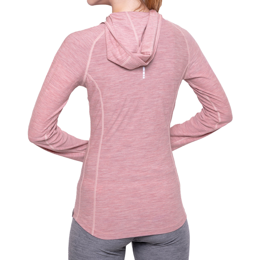 WOMEN'S MERINO 190 BASE LAYER LONG SLEEVE HOODIE