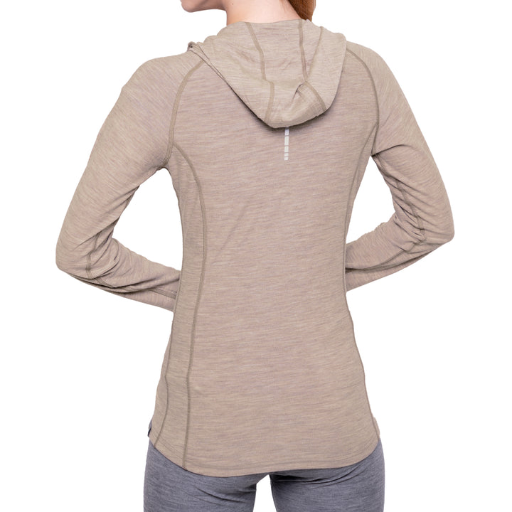 WOMEN'S MERINO 190 BASE LAYER LONG SLEEVE HOODIE