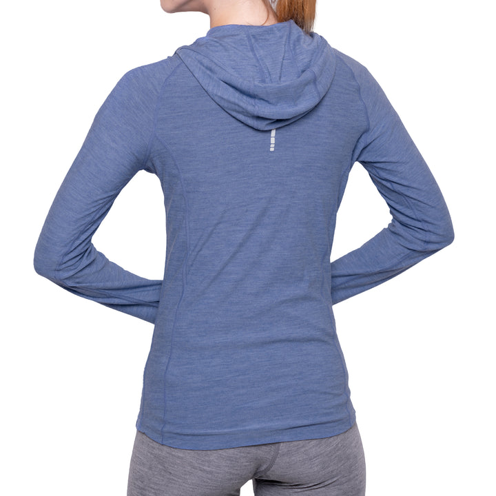 WOMEN'S MERINO 190 BASE LAYER LONG SLEEVE HOODIE