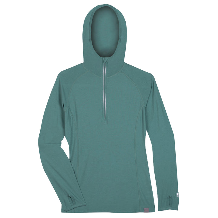 WOMEN'S MERINO 190 BASE LAYER LONG SLEEVE HOODIE