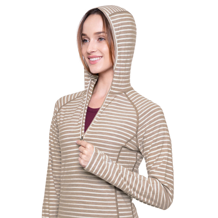 WOMEN'S MERINO 190 BASE LAYER LONG SLEEVE HOODIE