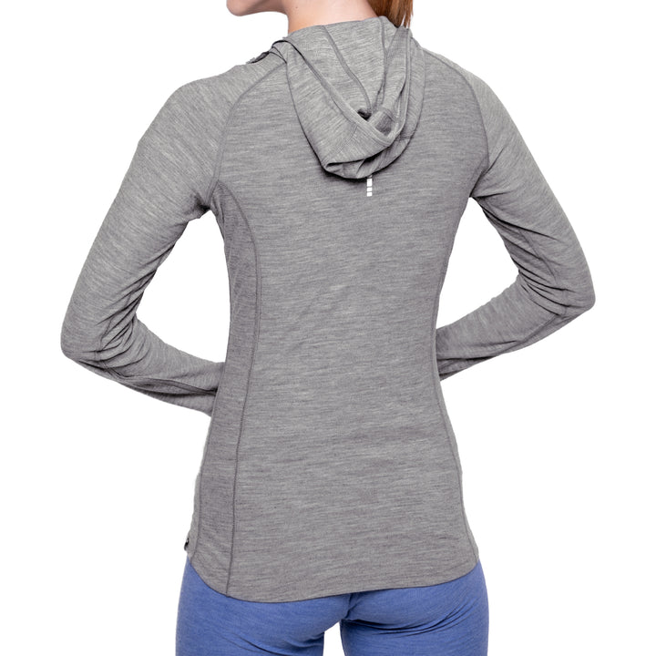 WOMEN'S MERINO 190 BASE LAYER LONG SLEEVE HOODIE