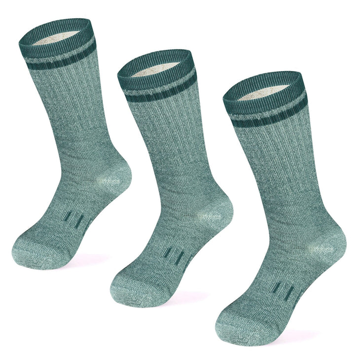 Merino Midweight Crew Socks - Everest -3PK