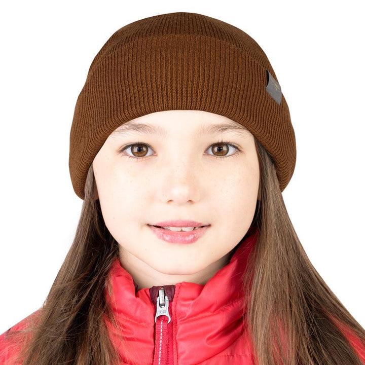 MERINO KIDS RIBBED KNIT BEANIE