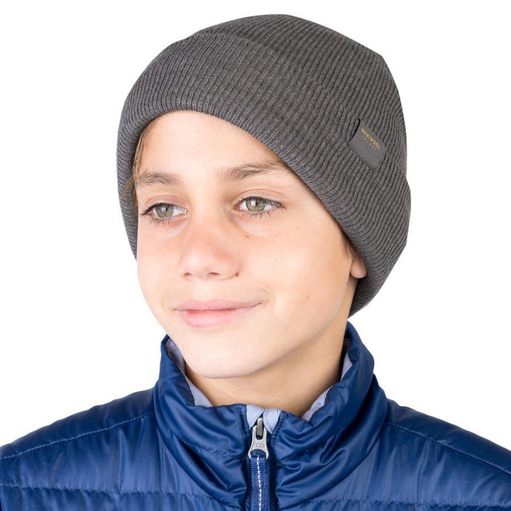 MERINO KIDS RIBBED KNIT BEANIE