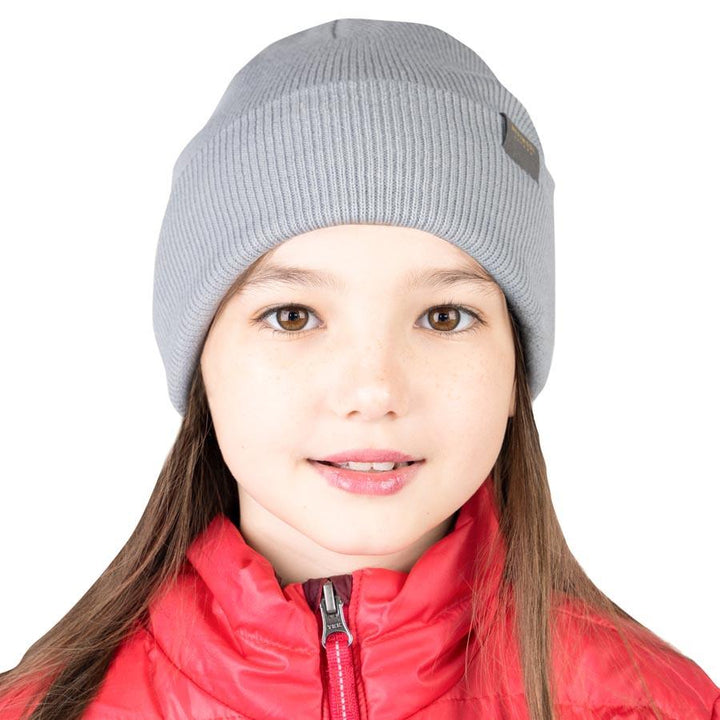 MERINO KIDS RIBBED KNIT BEANIE