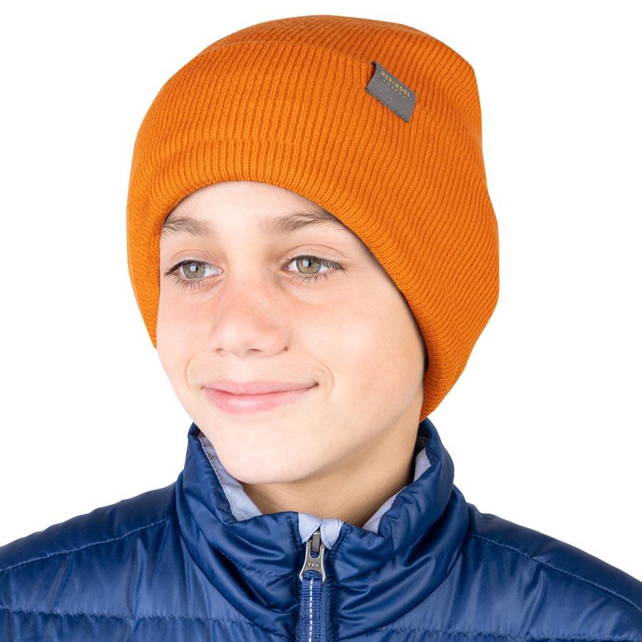 MERINO KIDS RIBBED KNIT BEANIE