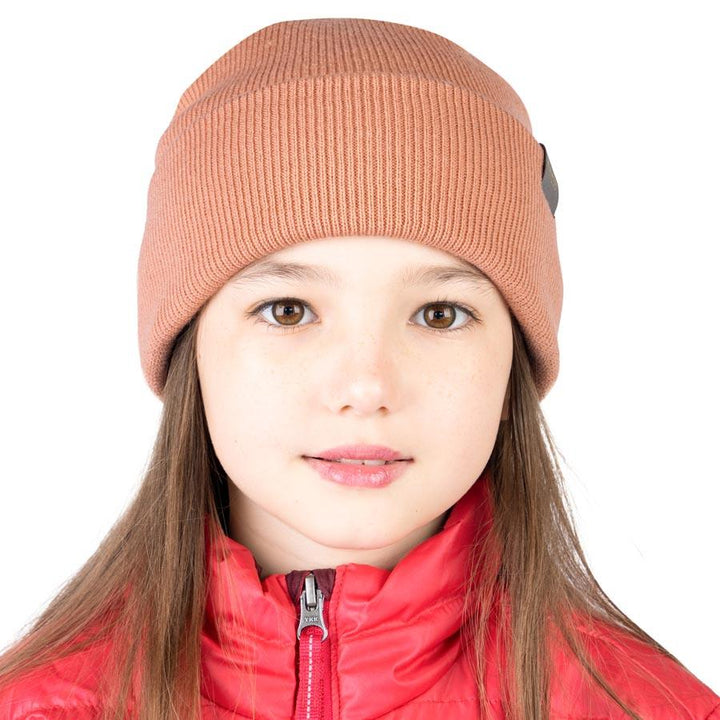 MERINO KIDS RIBBED KNIT BEANIE