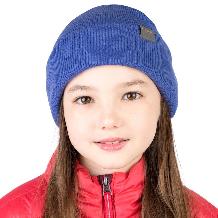 MERINO KIDS RIBBED KNIT BEANIE