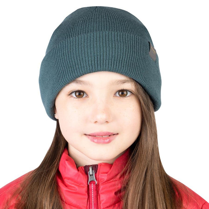 MERINO KIDS RIBBED KNIT BEANIE