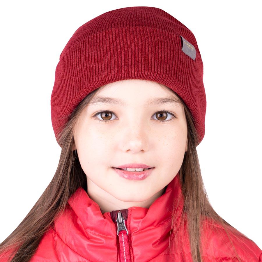 MERINO KIDS RIBBED KNIT BEANIE