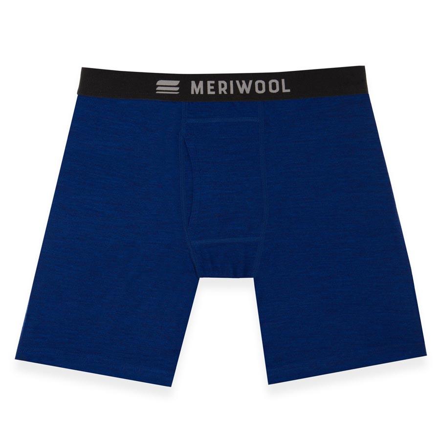 MERIWOOL Merino Wool Men's Boxer Brief Underwear - Forest Green