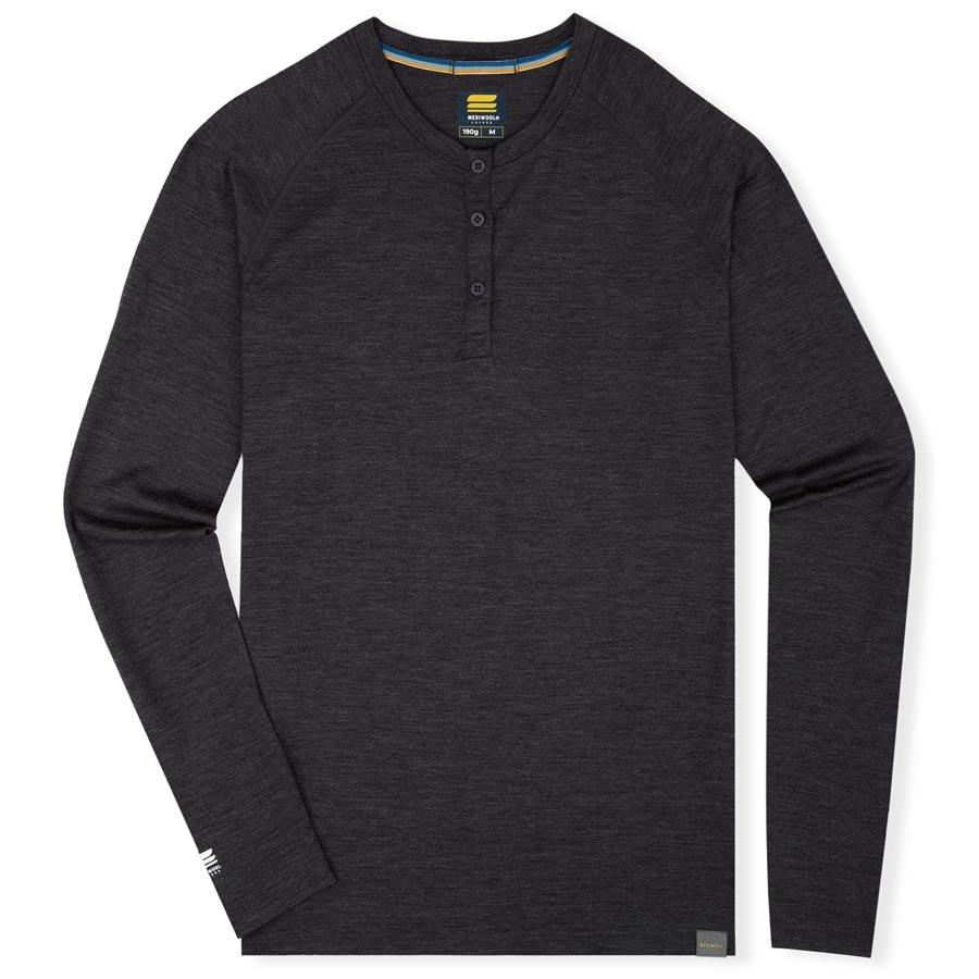 MEN'S MERINO 190 BASE LAYER LONG SLEEVE HENLEY