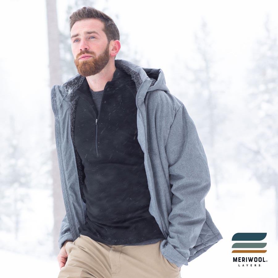 MEN'S MERINO 250 MIDWEIGHT HALF ZIP TOP