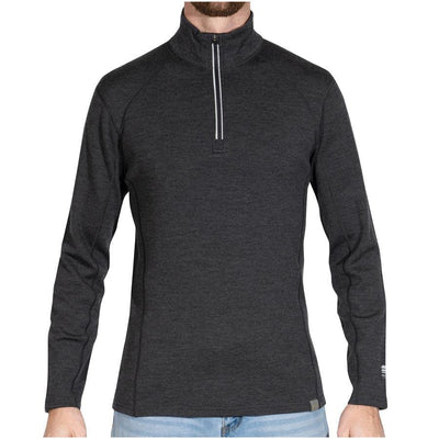 Classic Style Merino Half Zip Sweater For Men